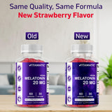 Vitamatic suplemento que no forma hábito para dormir 20 mg