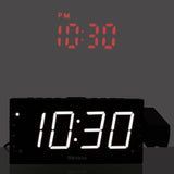 Reloj despertador de proyección de 7 '' para dormitorios