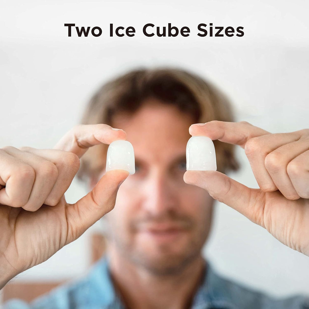 Máquina de Hielo Silonn, 9 Cubos en 6 Min, Auto-Limpieza