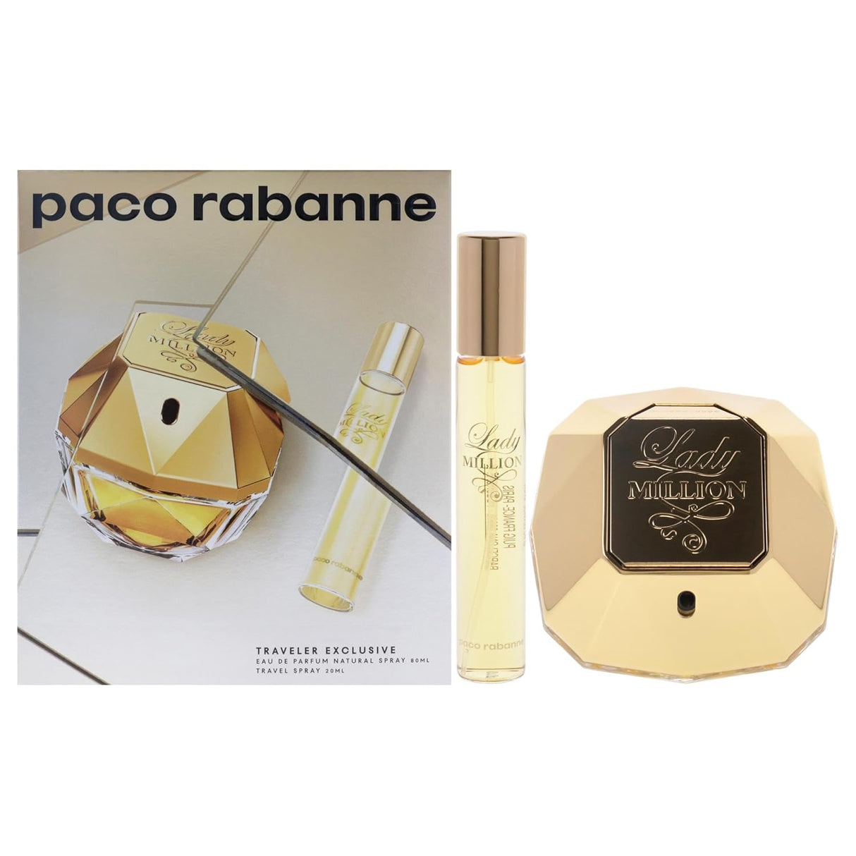 Set de Regalo Perfume Lady Million para Mujer - 2 Piezas