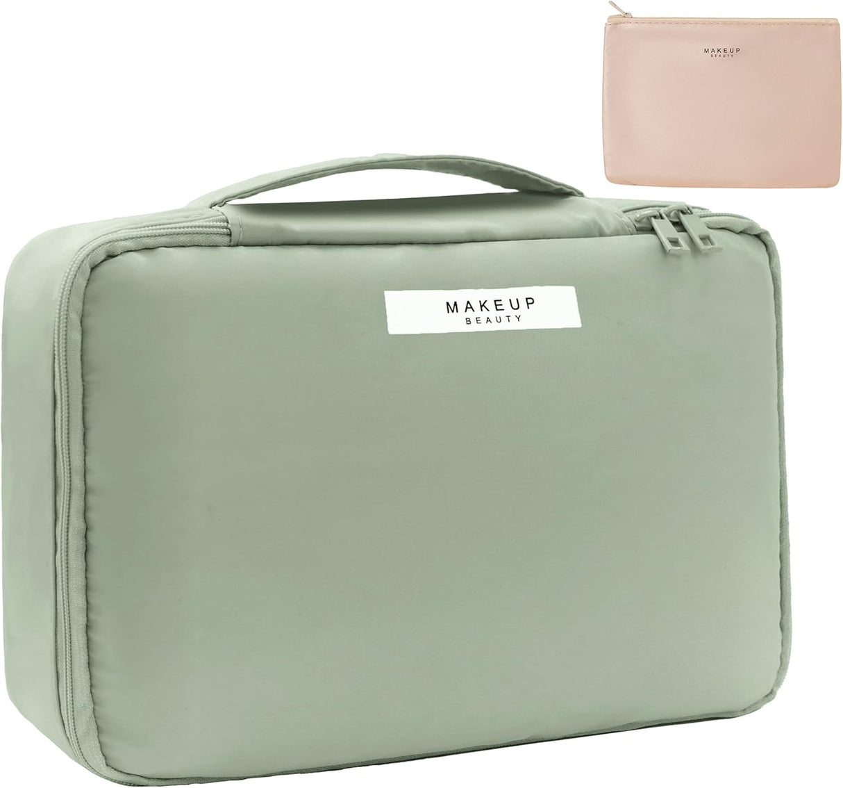 bolsa de viaje para cosméticos Queboom verde