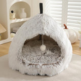Cueva para Gatos, Suave y Antideslizante, Modelo 18x18x15