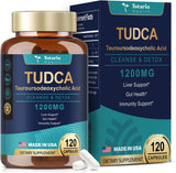 Suplemento TUDCA 1200mg, Ultra Fuerte, 120 Cápsulas