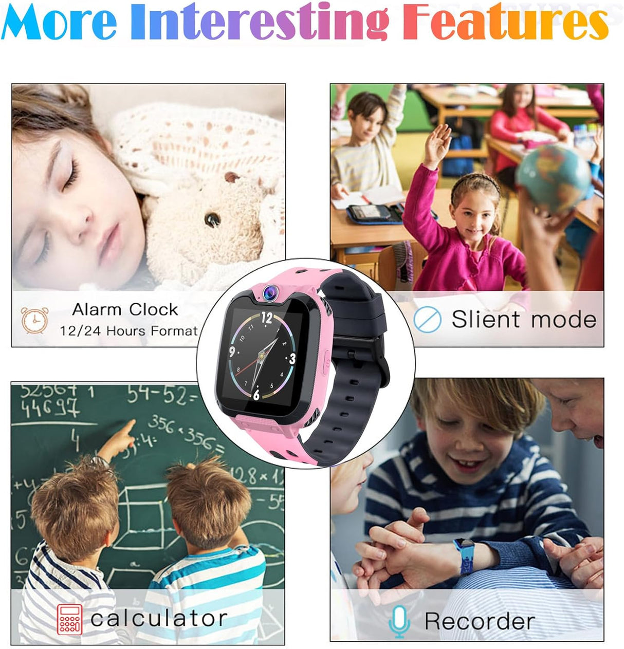 Reloj inteligente para niños Goodatech con juegos y cámara