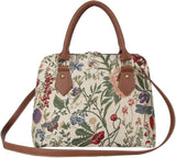Bolso de hombro Signare con tapiz de flores para mujer