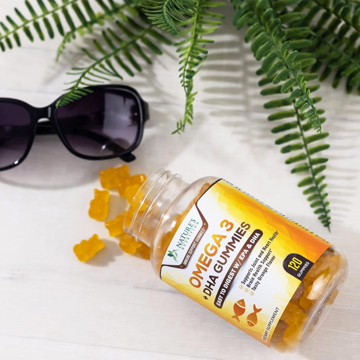 Suplemento Gomitas de aceite de pescado Omega 3  DHA y EPA