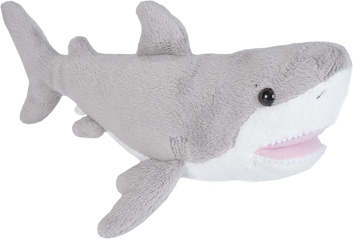 Gran peluche de tiburón blanco de 11 pulgadas
