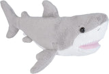 Gran peluche de tiburón blanco de 11 pulgadas
