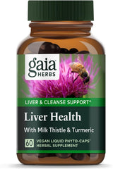 Gaia Herbs hígado Salud Líquido Phyto Cápsulas 60 cápsulas