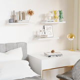 Estante Flotante de Madera, Set de 3, 16 para Decoración