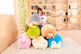Almohada gigante de peluche, cerdito rosa