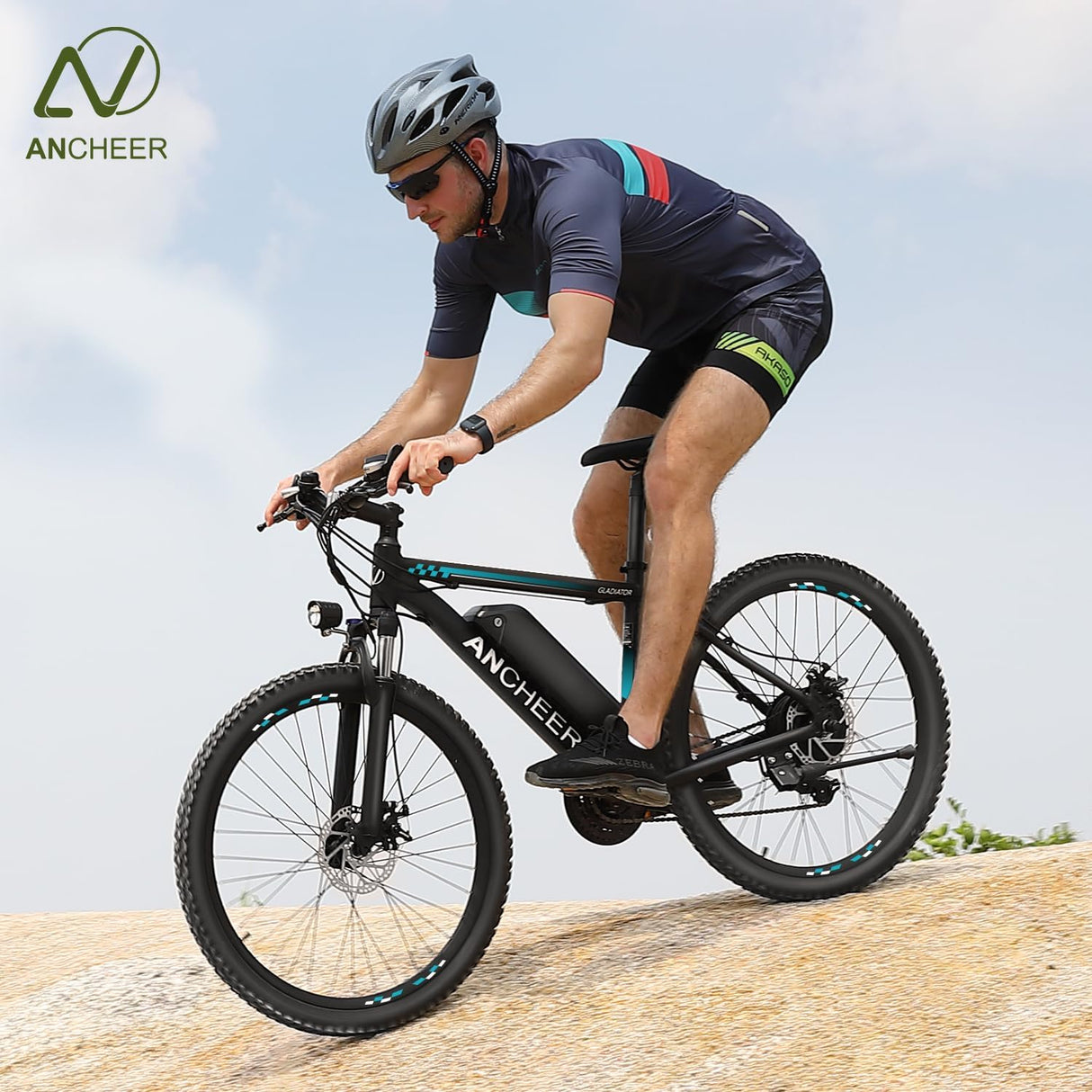 Bicicleta Eléctrica ANCHEER 500W, 21 Velocidades, Gladiator