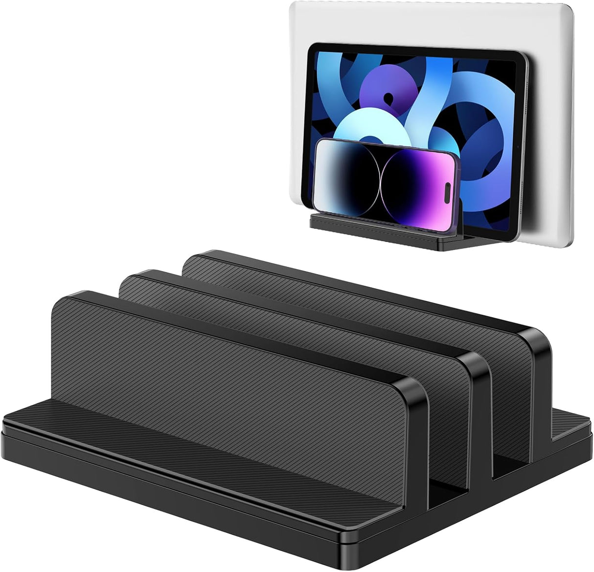 Soporte Vertical para Laptop, Ajustable, hasta 17.3 pulgadas