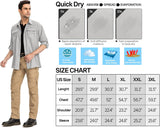 Anteef Camisas para hombre manga larga protección UV