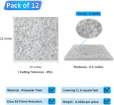 Paneles Acústicos BXI 12 Pack 12x12x0.5 Absorbentes