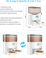 Comedero automático para gatos de 6L y Dispensador