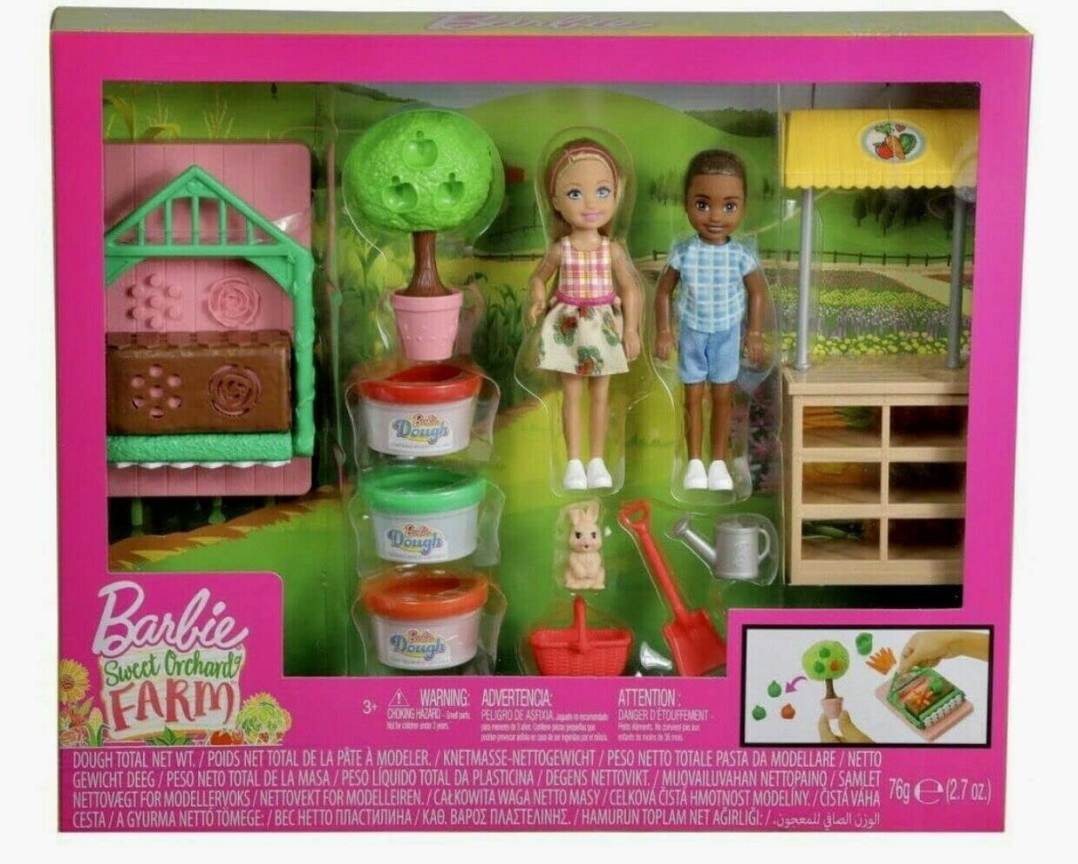 Barbie Dulce granja Chelsea y amigas, huerto y verduras