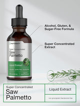 Extracto líquido de Saw Palmetto Horbäach | Sin alcohol, vegano, 2 oz
