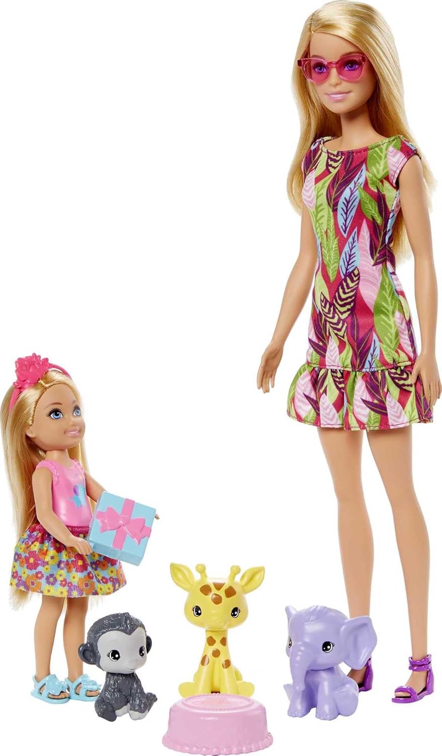 Barbie y Chelsea Set de Juego Perdido de Cumpleaños, Muñecas y Accesorios
