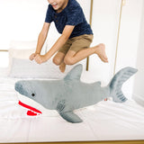 Tiburón Gigante de Peluche - Melissa & Doug, Lifelike 3 pies