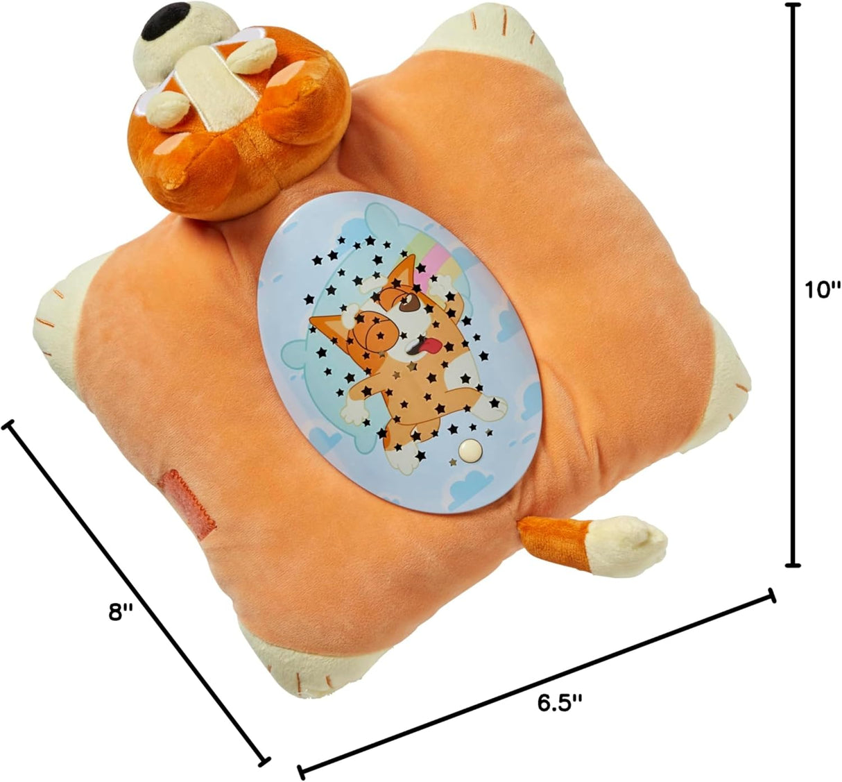 Pillow Pets Bingo Luz de Sueño 11 - Peluche Suave y Tierno