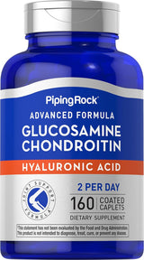 Suplementos Piping Rock Glucosamina condroitina 160 cápsulas