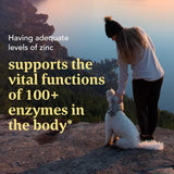 Suplemento de apoyo para la salud inmune con zinc  vegano
