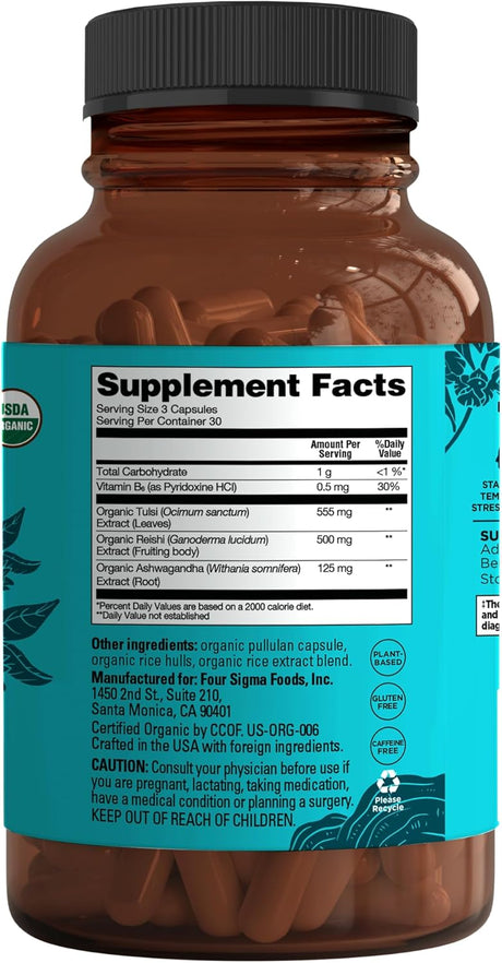 Suplemento calmantes vegano aliviar el estrés  vitamina B6