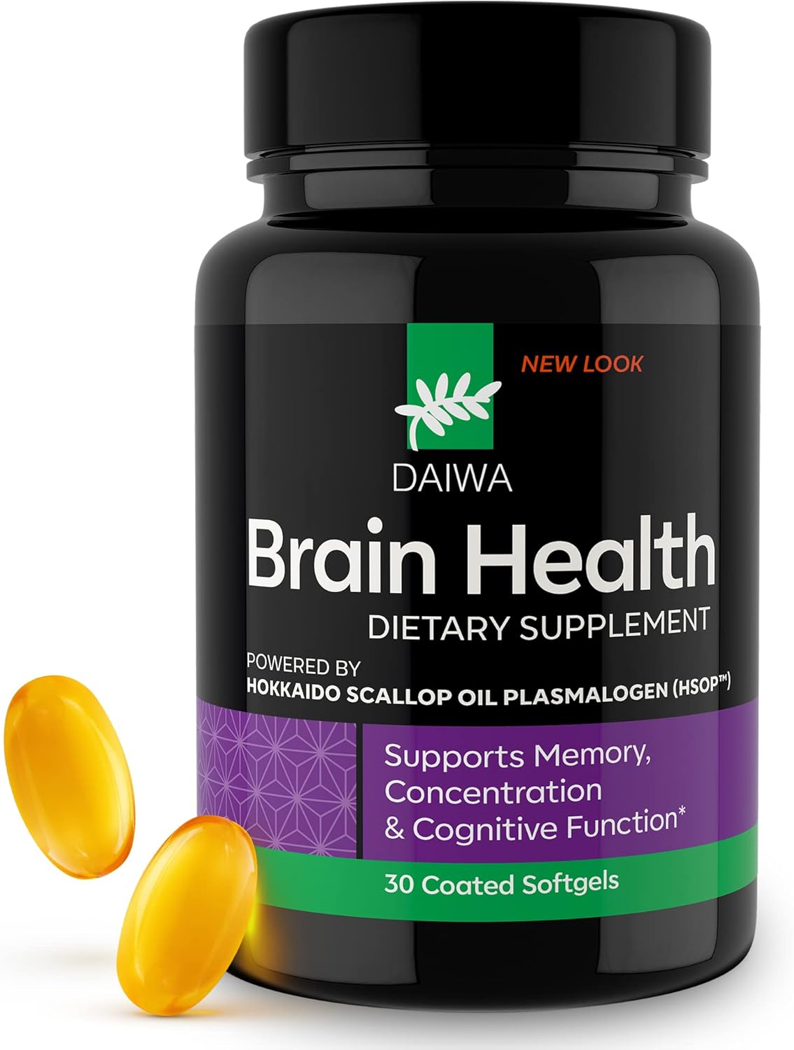 Suplemento Cerebral Daiwa - Plasmalógeno para Memoria 30/ct