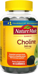 Suplementos de Colina Nature Made, Salud del Hígado, 40 Gummies