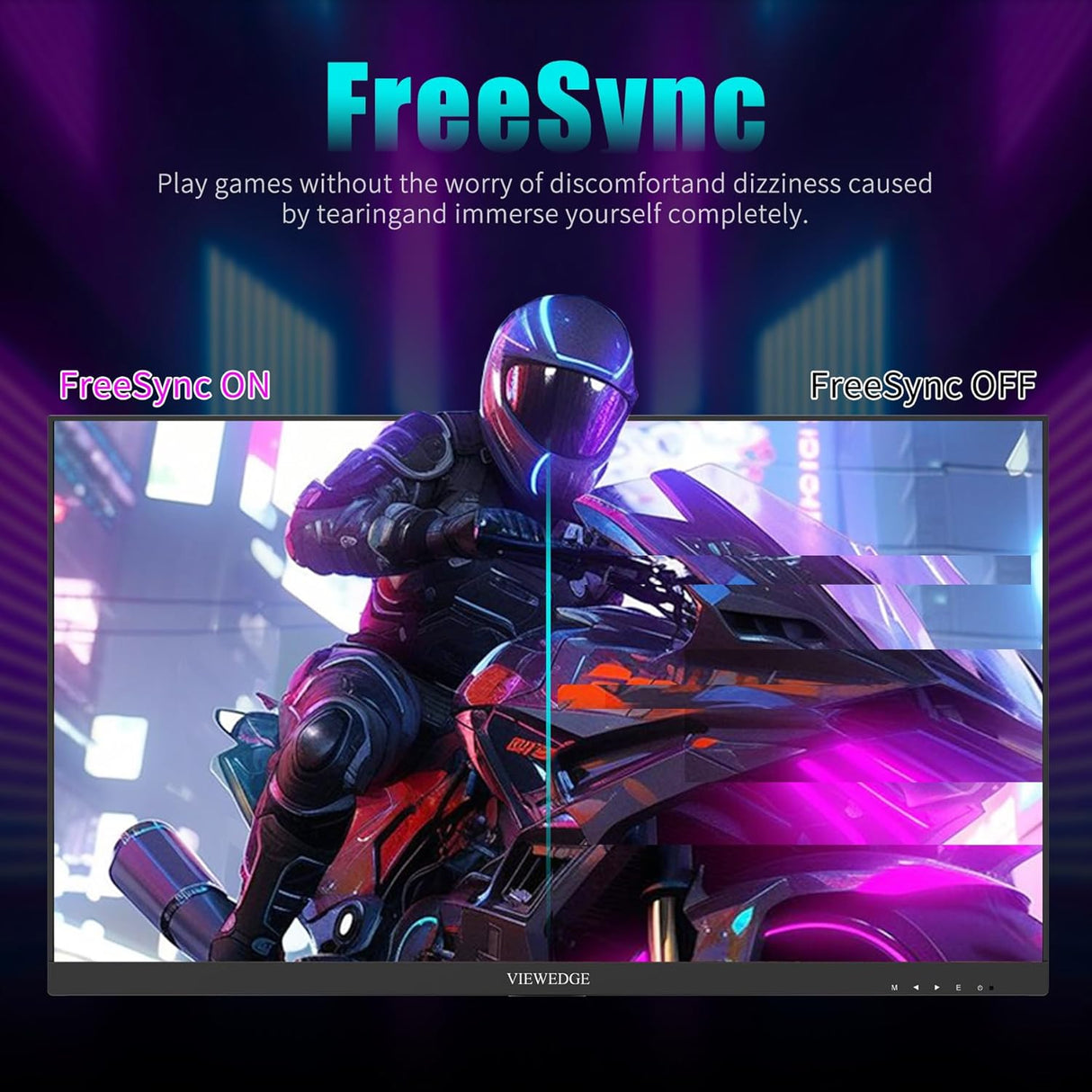 Monitor Gaming 24 - 165Hz, 1ms, FHD, HDR10, Freesync, VESA