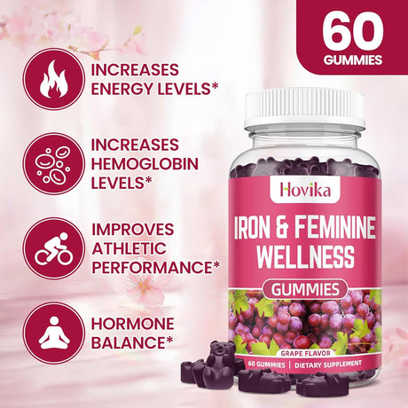 Suplemento de hierro Anemia con multivitamina Hovika