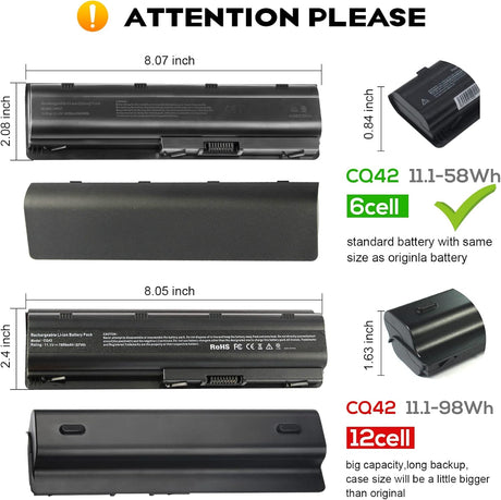 Batería de repuesto para laptop Spare 593553-001 Pavilion