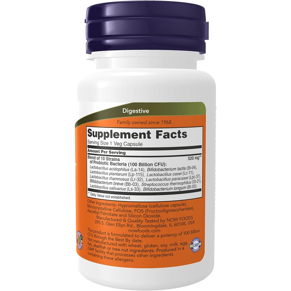 Suplemento Probiótic-10™ con 10 cepas sin lácteos soja 30 un