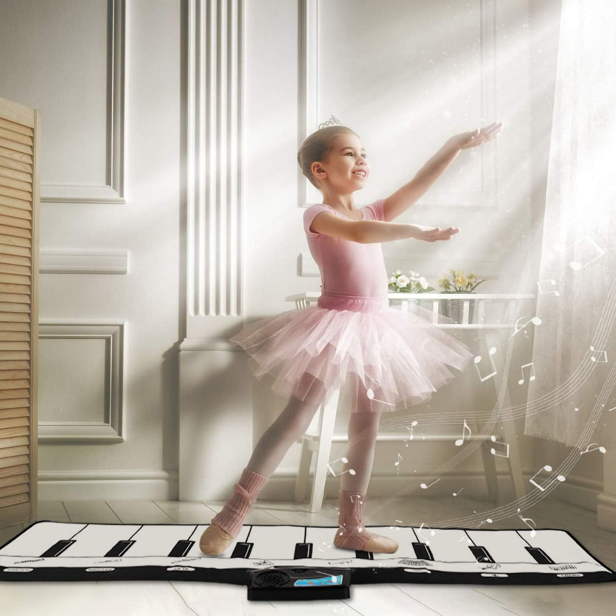 M SANMERSEN Alfombra Piano Musical para Niños con Sonidos