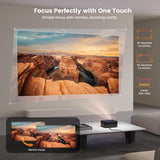 Proyector portátil ONOAYO 4K, Wifi 6, Netflix, 800 ANSI, 1080P