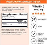 VitaminC 1000mg NatureWise - Vegano, Antioxidante, 60 cápsulas