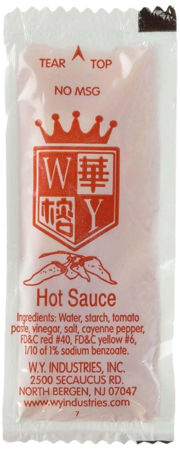 Salsa picante EAST EMPIRE, 50 unidades, sabor chili, 1 paquete