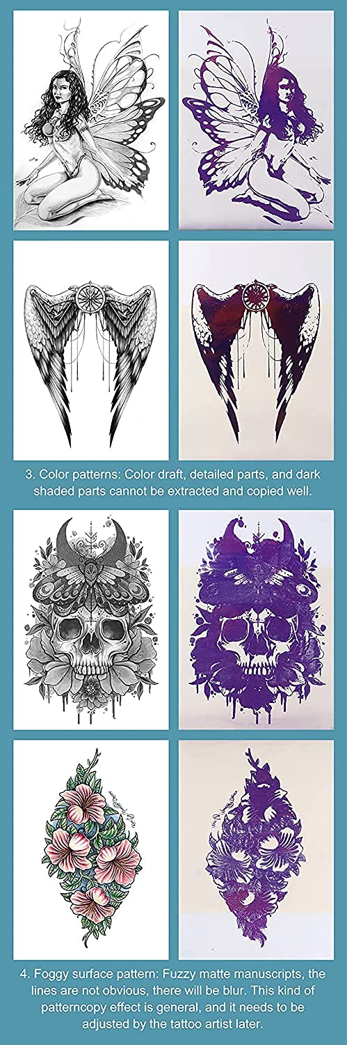 Sacnahe Máquina de plantillas de transferencia de tatuajes