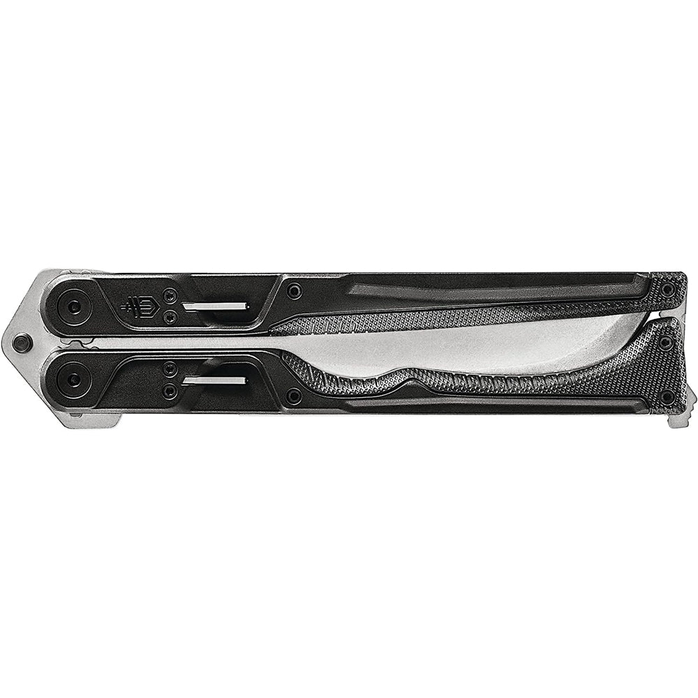 Machete plegable con mango negro