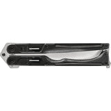 Machete plegable con mango negro