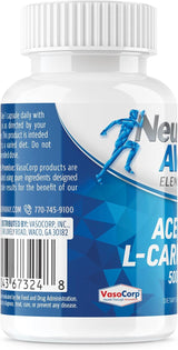 Cápsulas de Acetil L-Carnitina 500mg NeuropAWAY 60 Veggie Caps