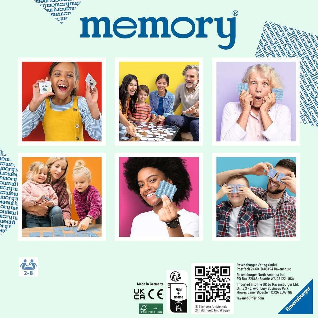 Juego de Memoria Super Mario de Ravensburger para Niños 3+