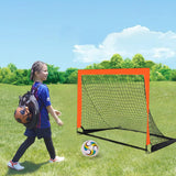 Paquete de 2 porterías de fútbol portátiles de 4 x 3 pies