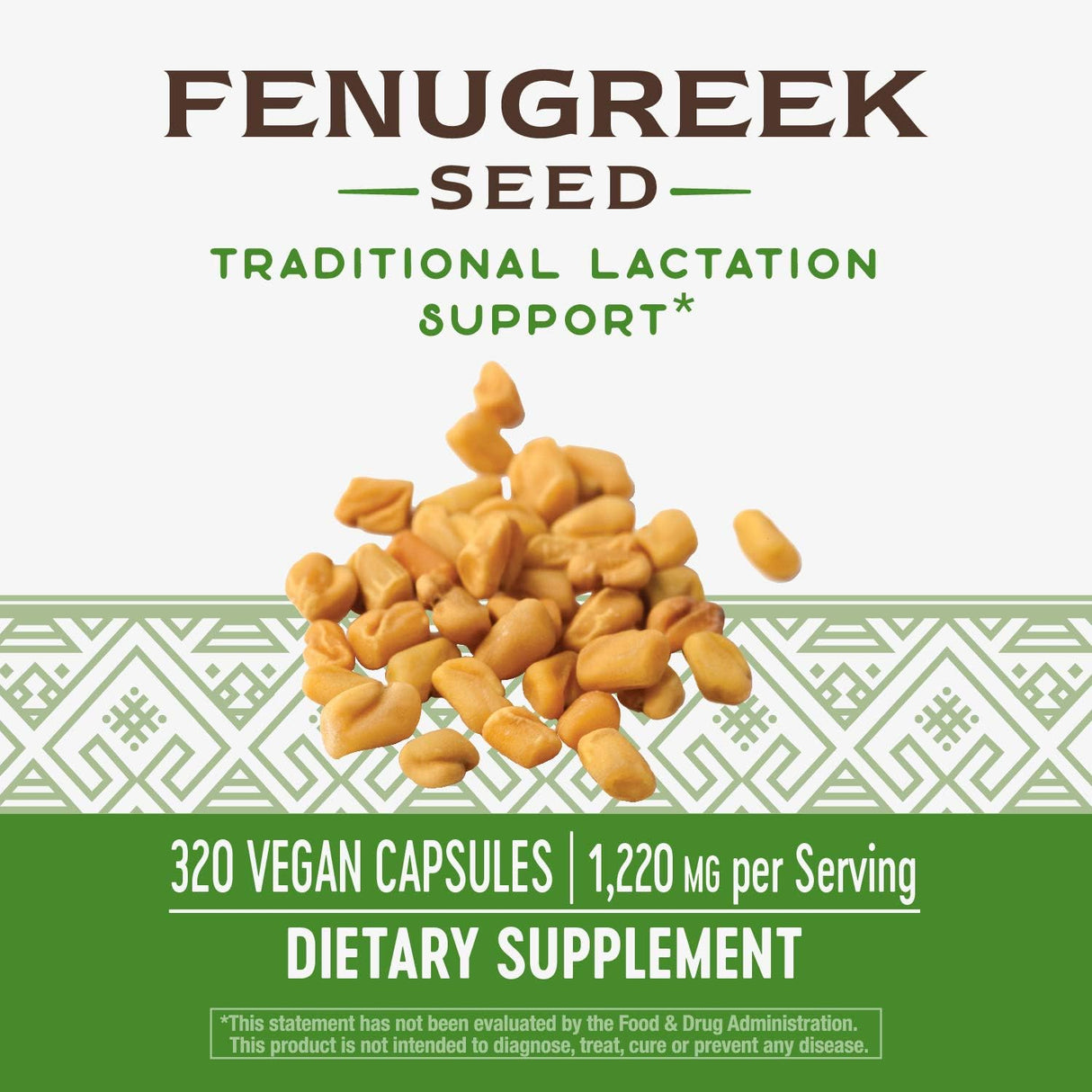 Suplementos Semilla de Fenugreek 610 mg