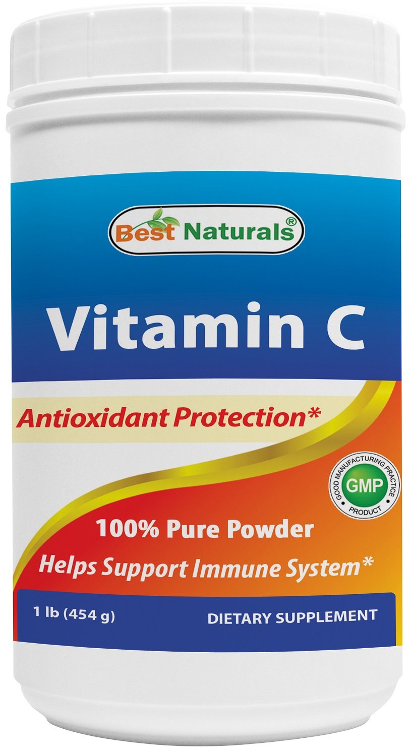 100% Vitamin C Polvo 1 lb 454 gramos