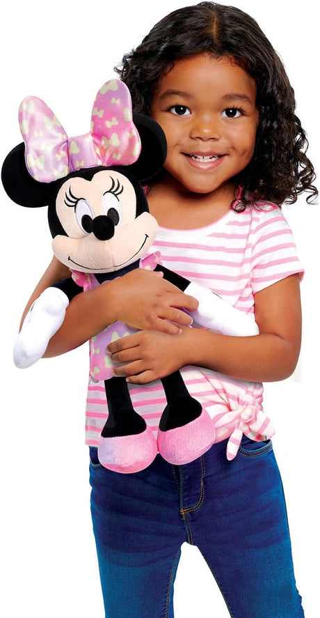 Muñeca de Minnie Mouse, Just Play, luces y sonidos, 14 pulgadas