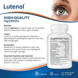 Suplemento para apoyar la visión con vitaminas oculares 60un