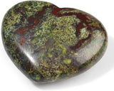 Corazón de cristal de 1.772 in, cristales curativos grandes