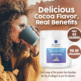 Polvo de péptidos de colágeno con sabor a cacao caliente